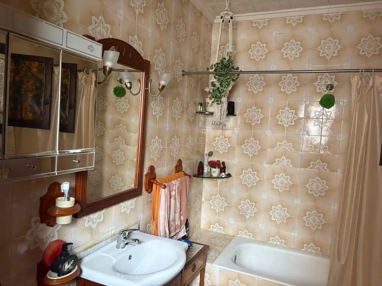 Badezimmer von Einfamilien-Reihenhaus zum Verkauf in Benejúzar mit Klimaanlage und Terrasse