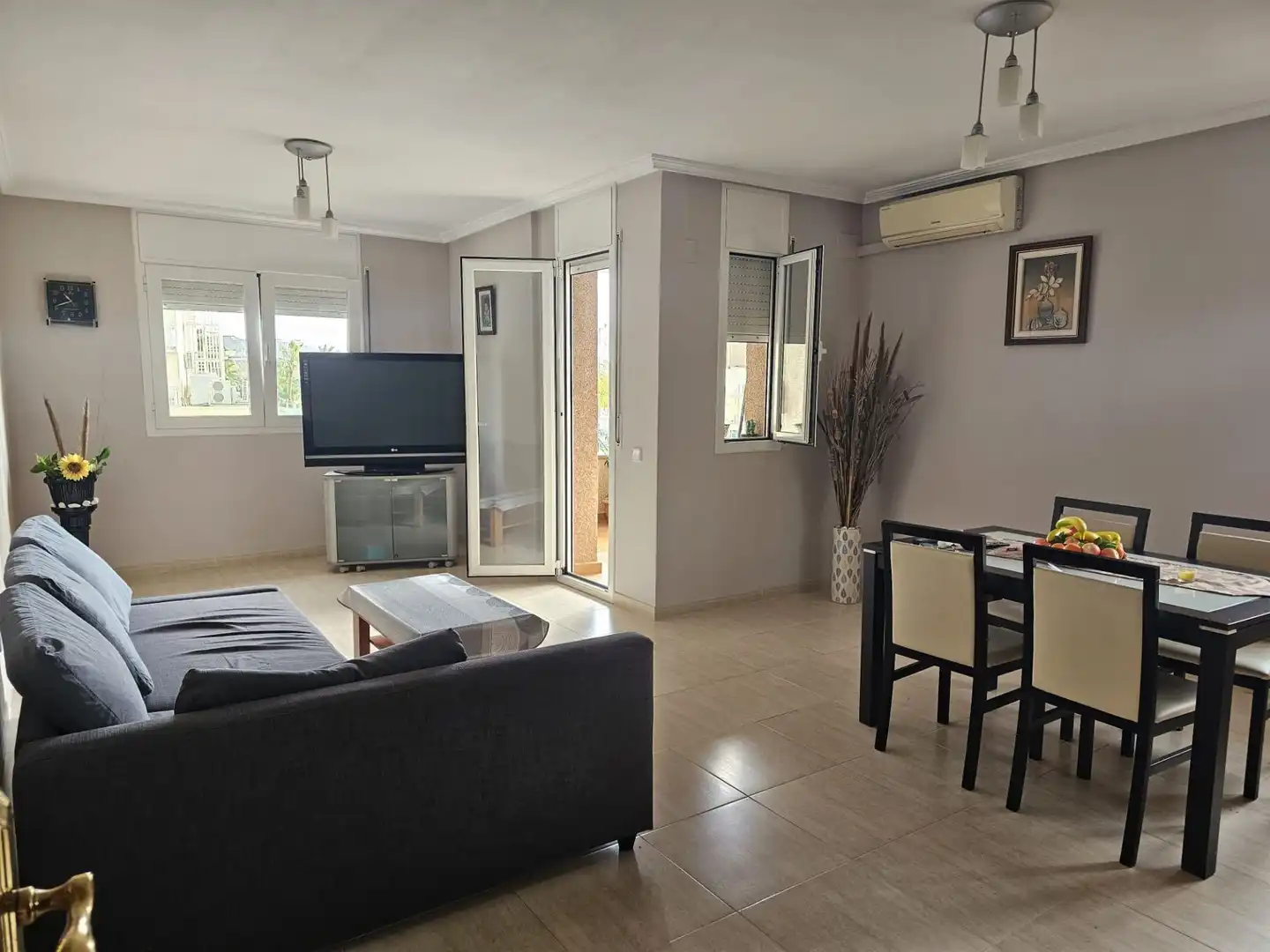 Sala de estar de Piso en venta en Lloret de Mar con Calefacción y Terraza