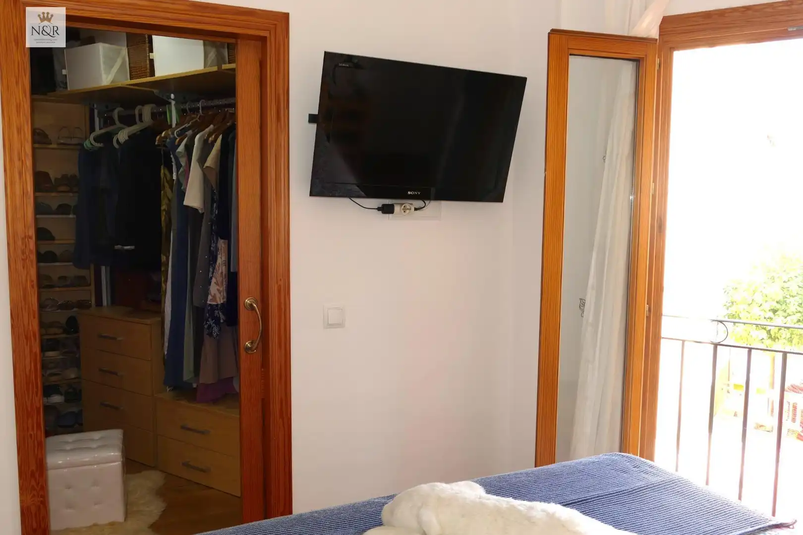 Bedroom of Flat for sale in Alaró  with Air Conditioner, Parquet flooring and Furnished