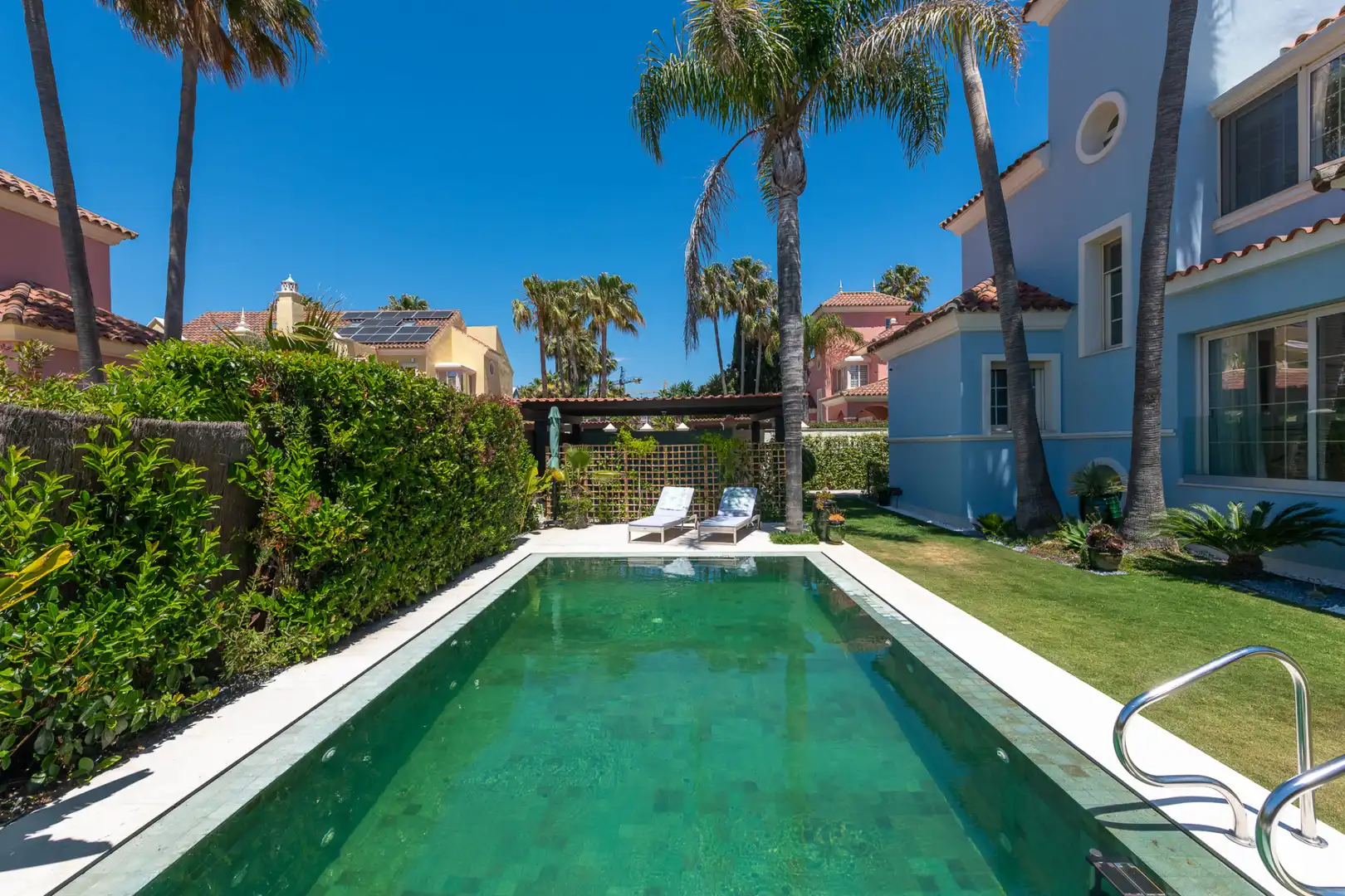 Jardín de Casa o chalet en venta en Marbella con Aire acondicionado, Calefacción y Jardín privado