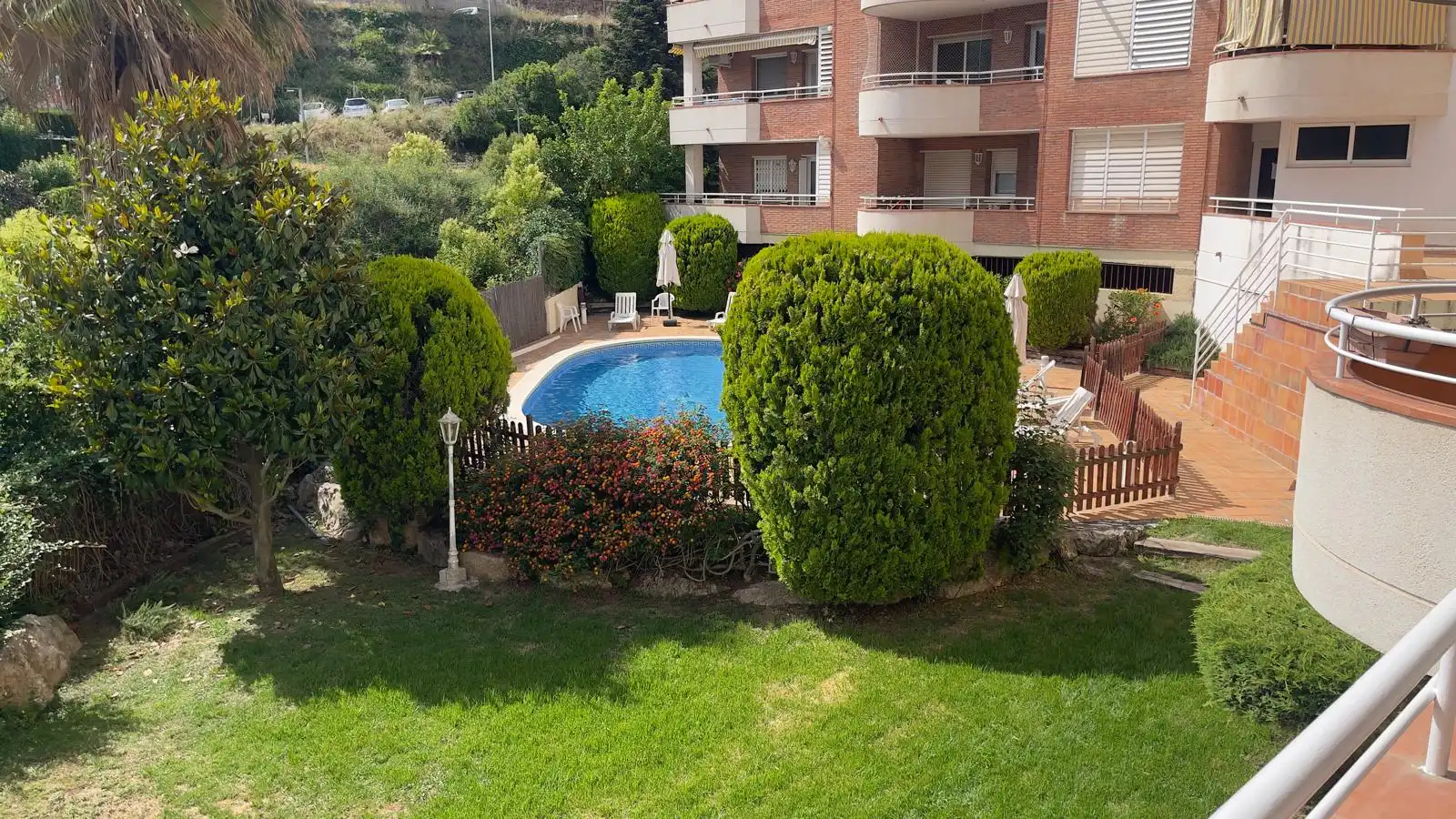 Piscina de Pis en venda en La Palma de Cervelló amb Aire condicionat, Calefacció i Terrassa