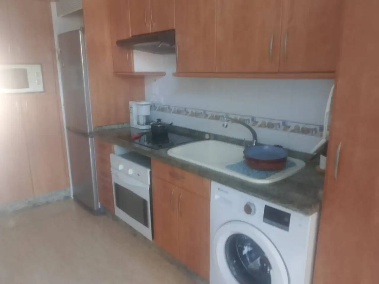 Cocina de Casa adosada en venta en Tavernes de la Valldigna con Aire acondicionado y Amueblado