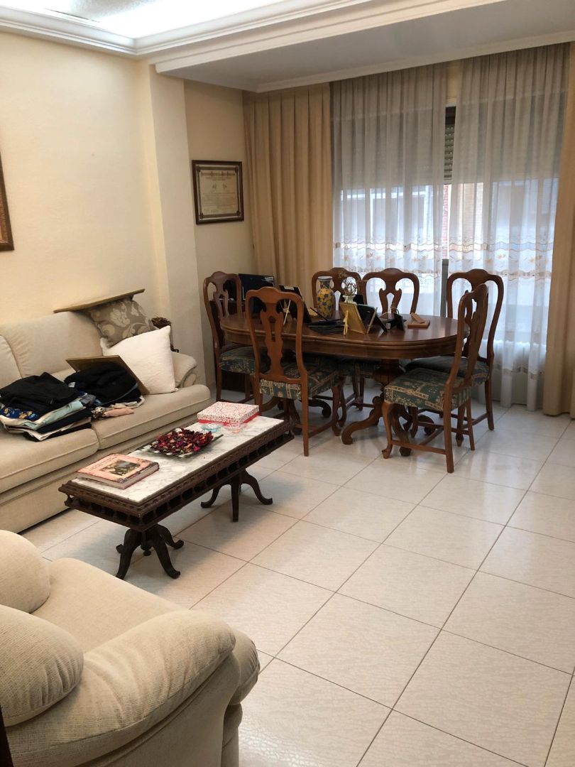 Dining room of Flat to rent in  Albacete Capital  with Heating, Terrace and Furnished
