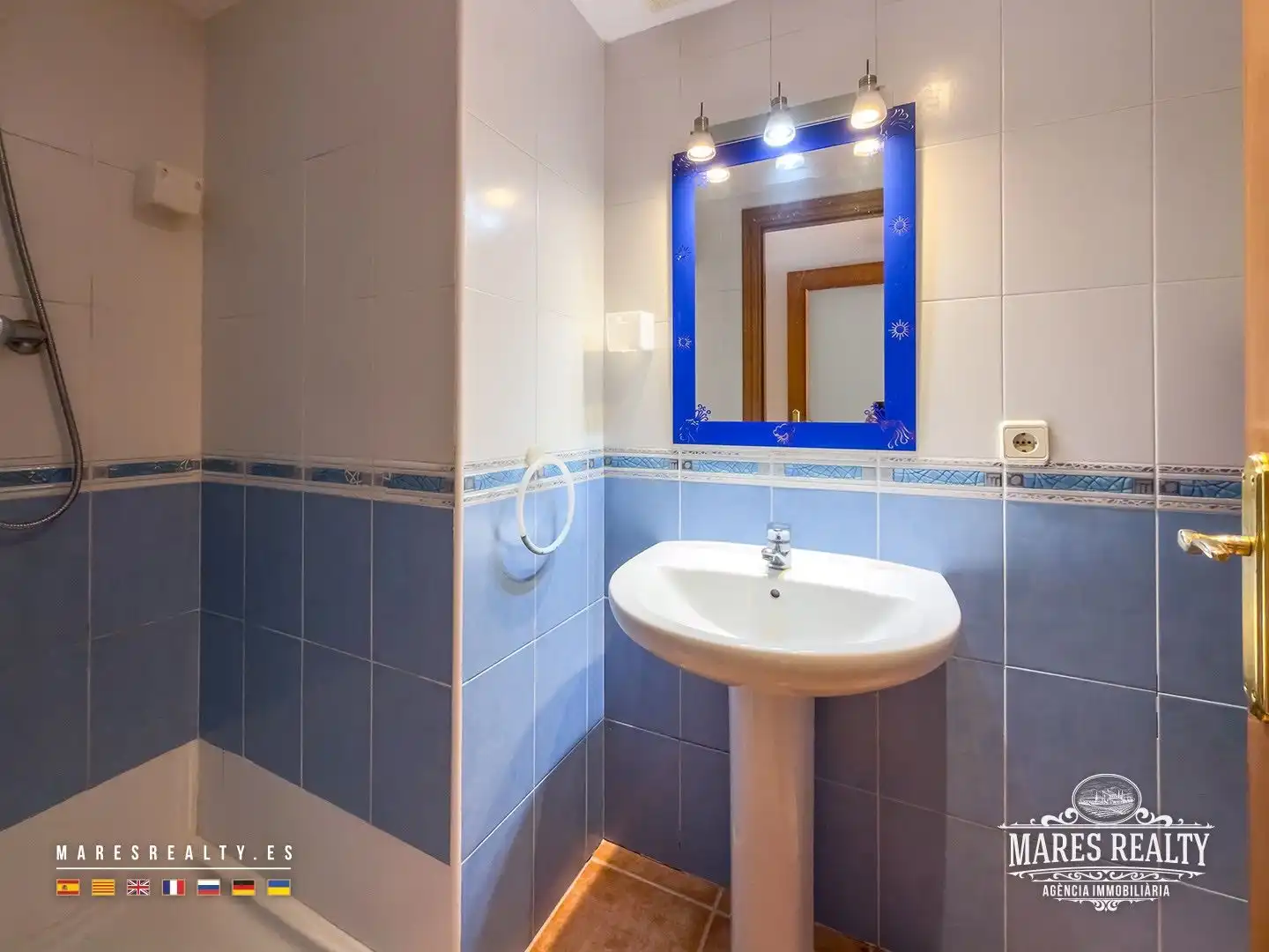 Bathroom of Flat for sale in Blanes  with Air Conditioner and Heating