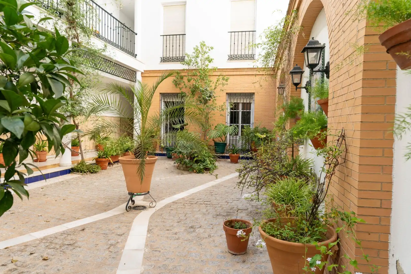 Garten von Wohnung zum Verkauf in Sevilla mit Klimaanlage, Heizung und Privatgarten