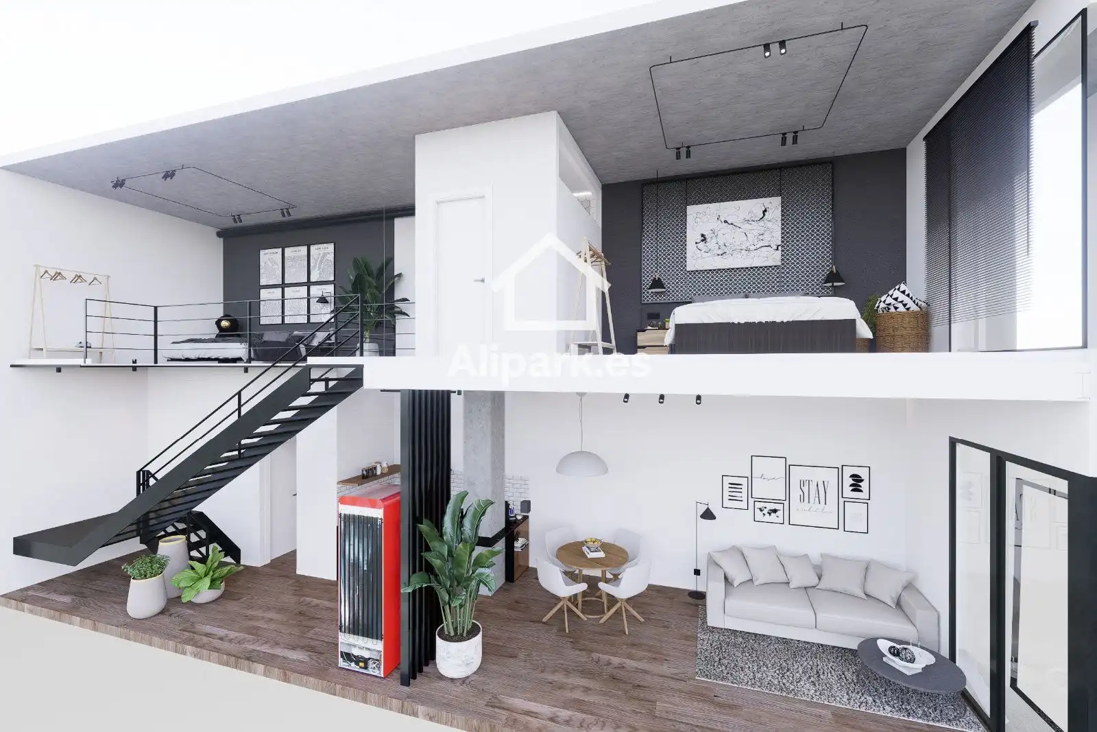 Sala de estar de Dúplex en venta en Alicante / Alacant