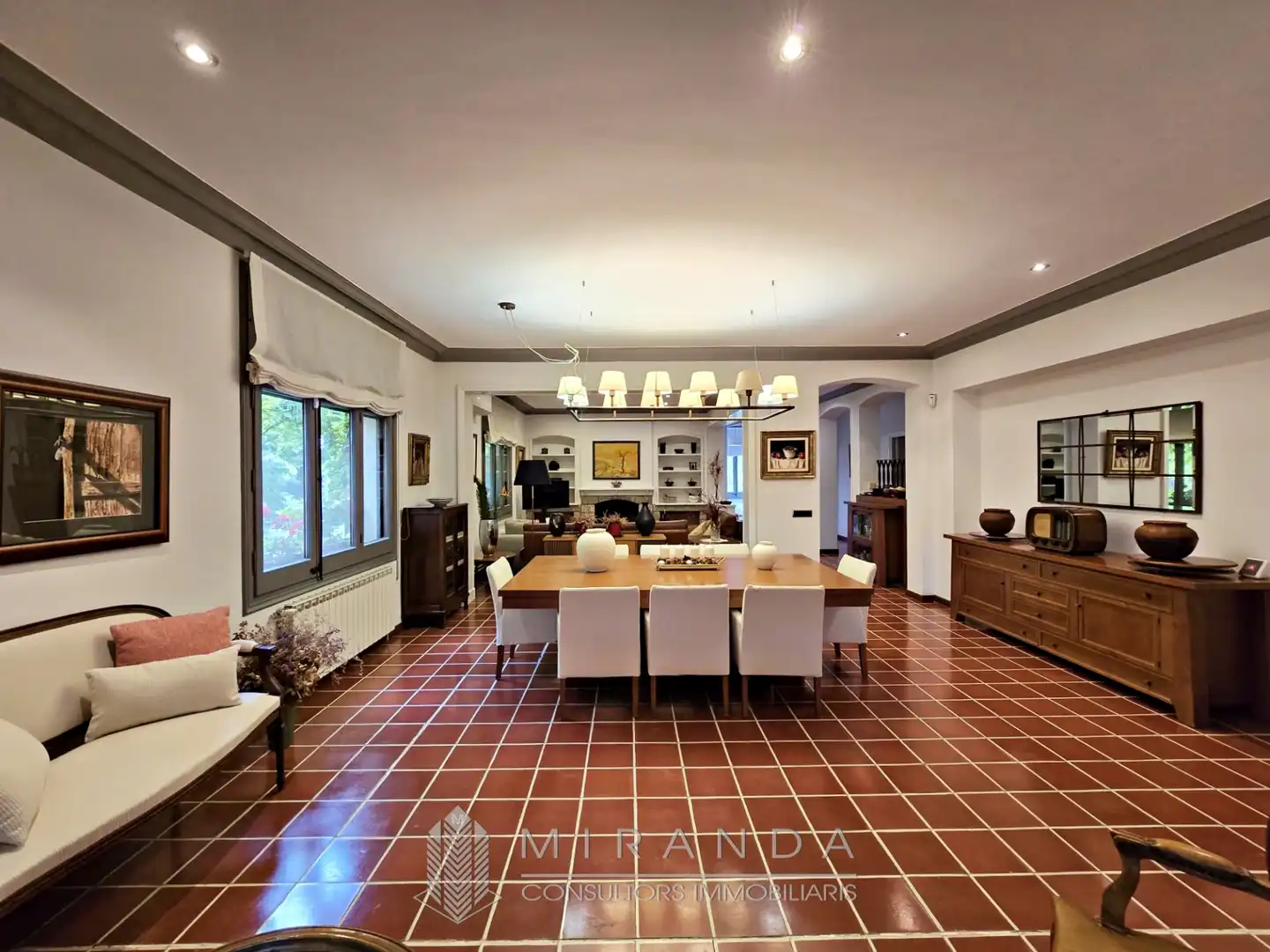 Comedor de Casa o chalet en venta en L'Ametlla del Vallès con Aire acondicionado, Jardín privado y Terraza
