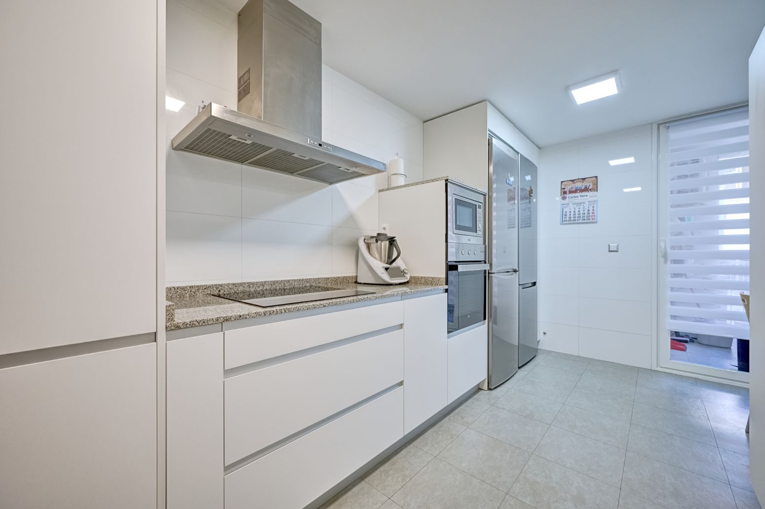 Küche von Wohnung zum verkauf in  Pamplona / Iruña mit Heizung, Parkett und Abstellraum