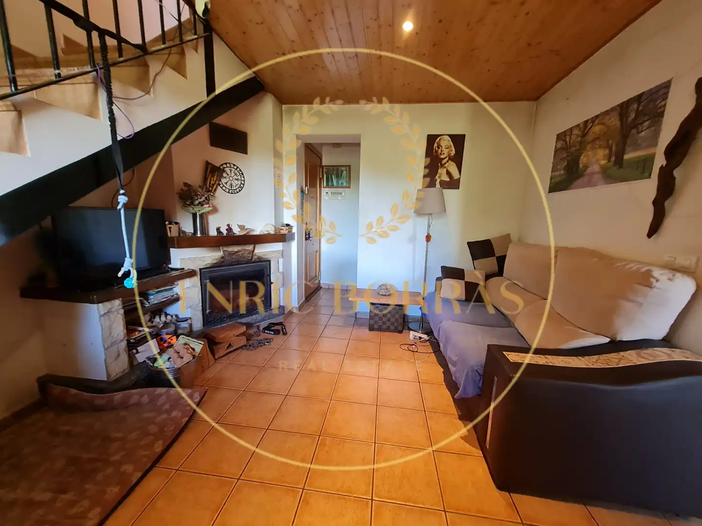 Sala de estar de Dúplex en venta en Berga con Calefacción, Terraza y Trastero