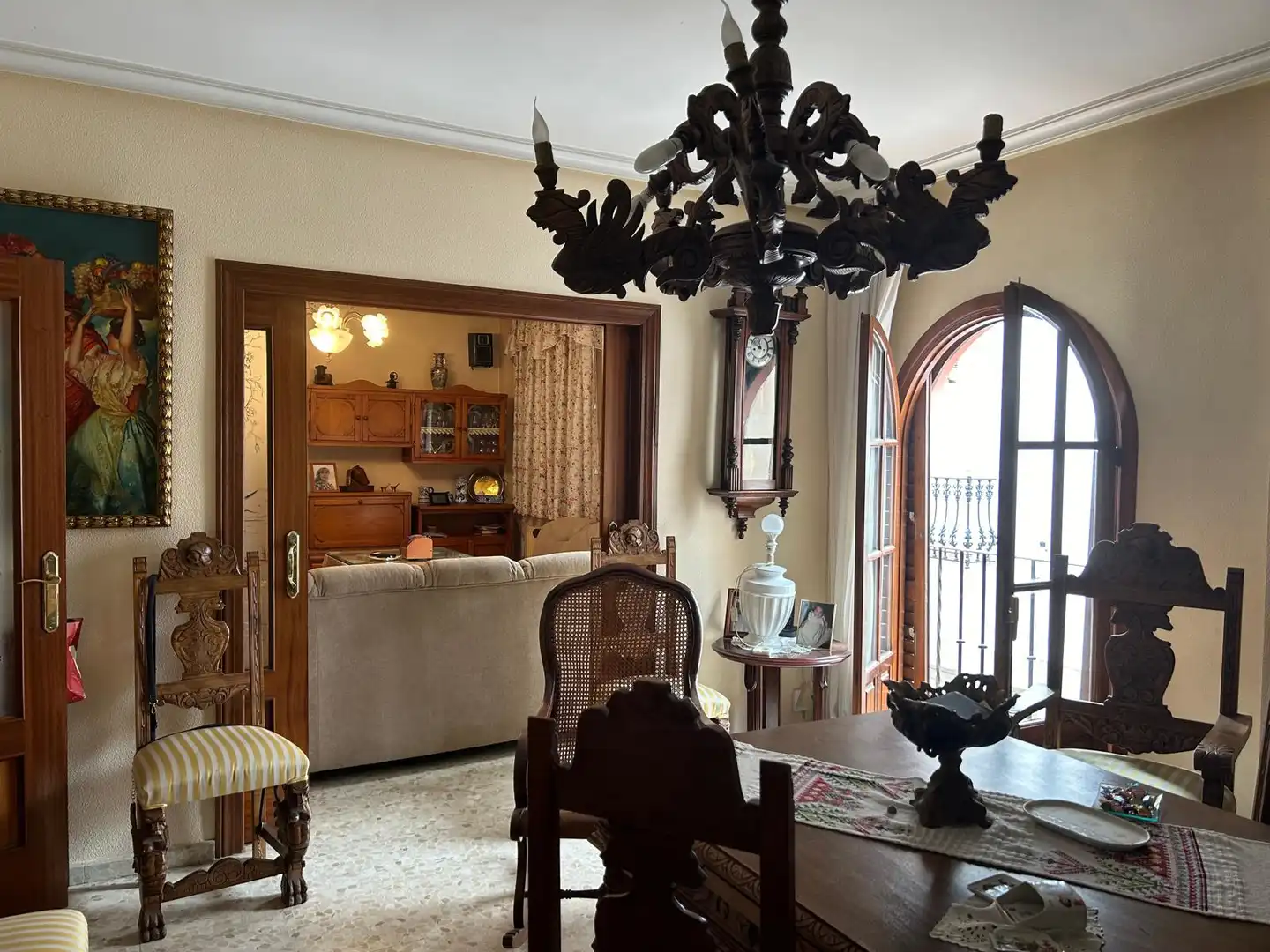 Esszimmer von Wohnung zum Verkauf in Almendralejo mit Klimaanlage, Terrasse und Möbliert