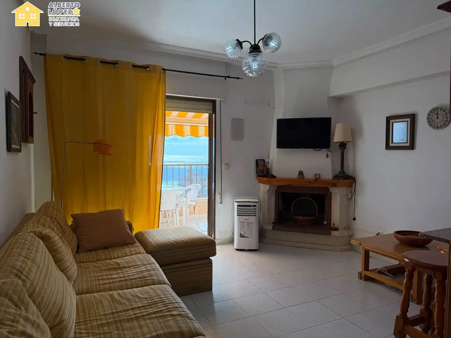 Sala de estar de Dúplex de alquiler en Elche / Elx con Terraza, Amueblado y Balcón