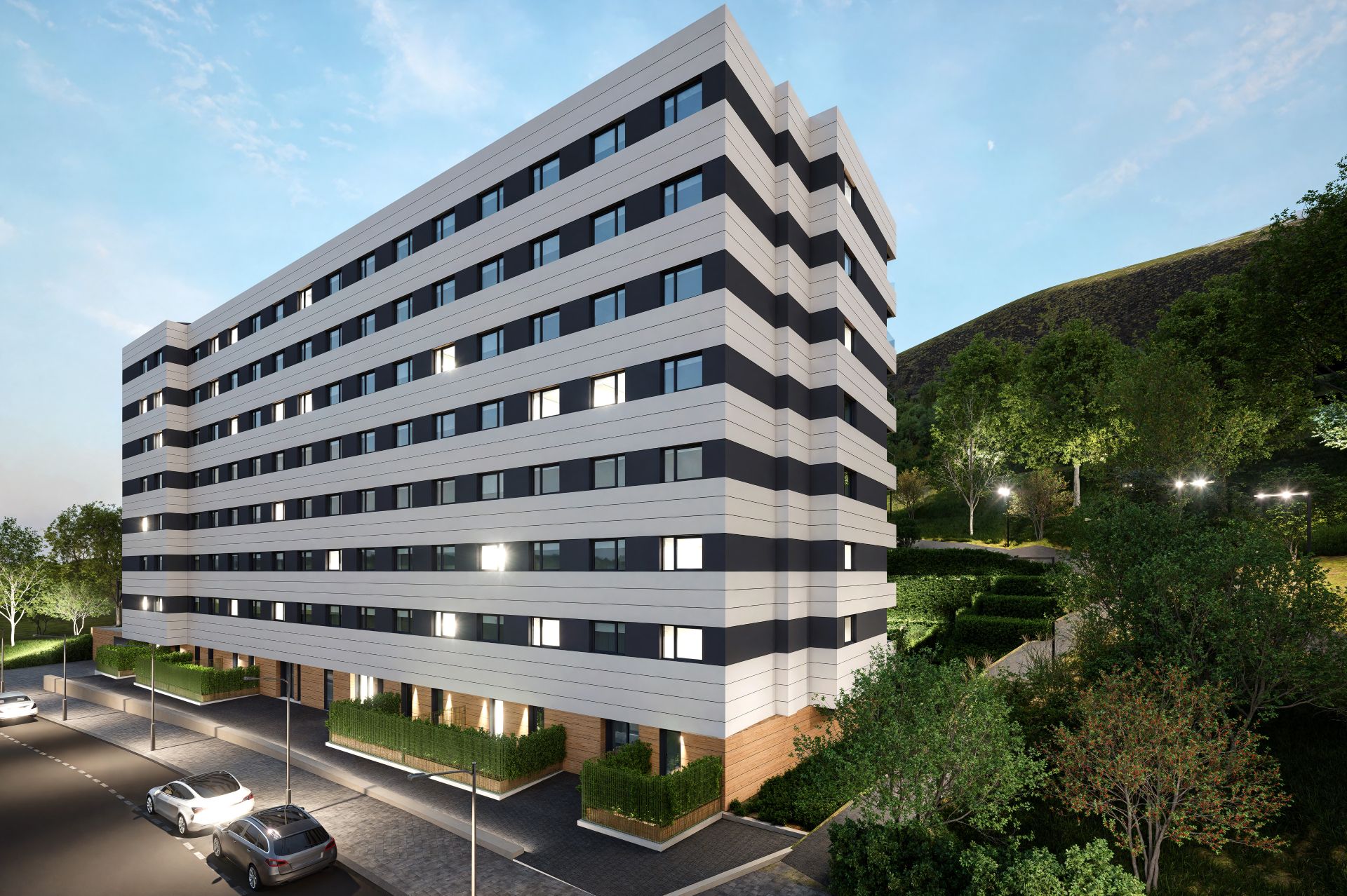 Vista exterior de Garaje en venta en Bilbao 