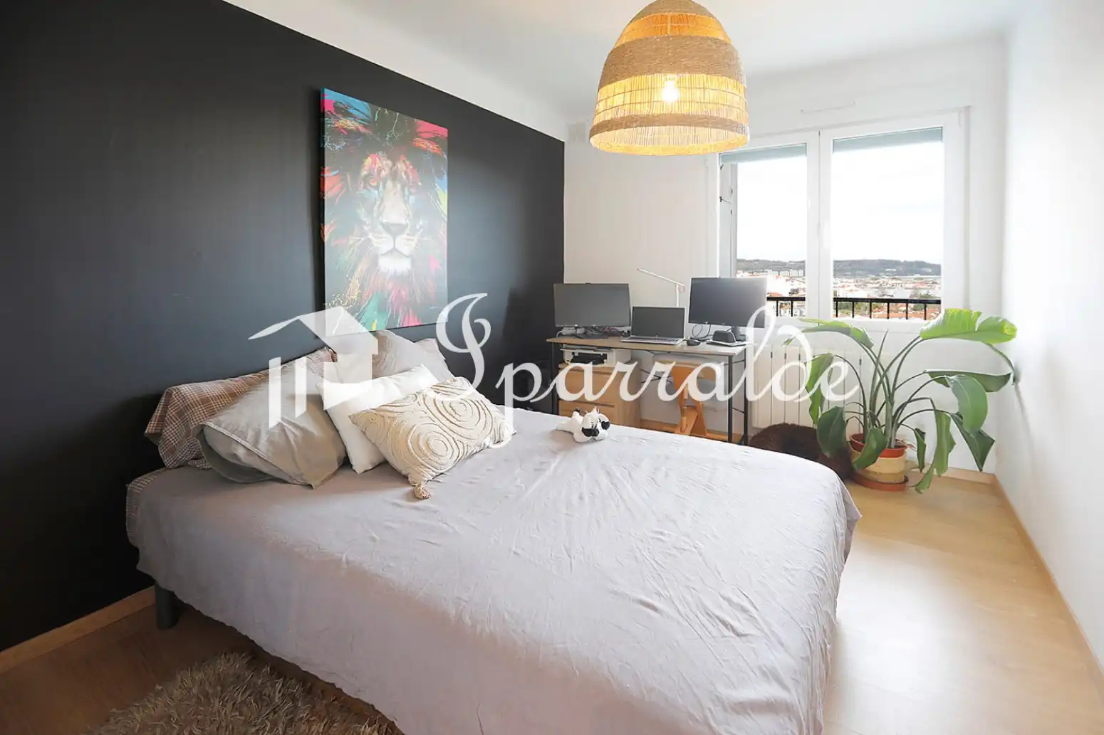 Bedroom of Flat for sale in Hendaye  with Heating, Parquet flooring and Balcony