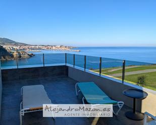 Terrasse von Einfamilien-Reihenhaus miete in Castro-Urdiales mit Klimaanlage, Terrasse und Balkon