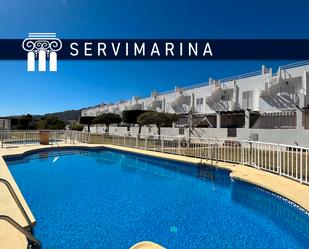 Exterior view of Single-family semi-detached for sale in Mojácar  with Air Conditioner, Terrace and Washing machine