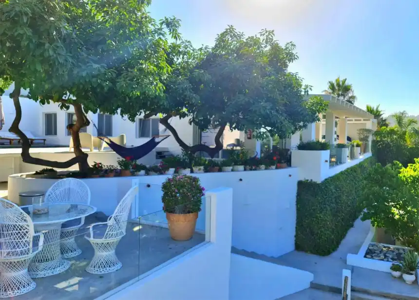 Terraza de Casa adosada de alquiler en Ojén con Aire acondicionado, Jardín privado y Terraza