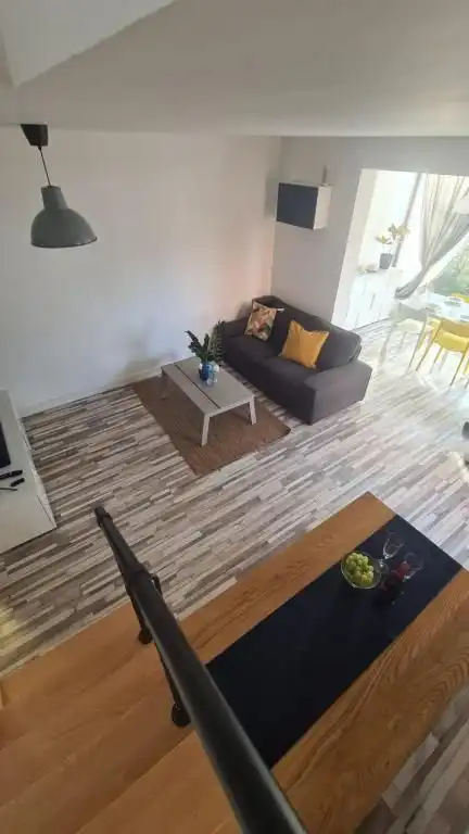 Sala d'estar de Casa o xalet en venda en La Oliva amb Jardí privat i Piscina comunitària