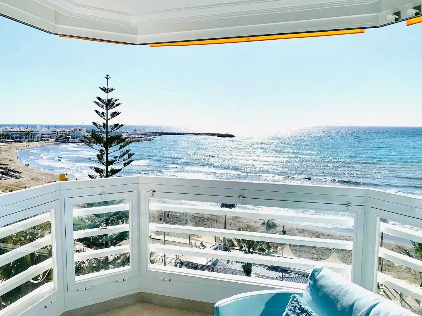 Schlafzimmer von Wohnung zur Miete in Benalmádena mit Klimaanlage, Terrasse und Möbliert