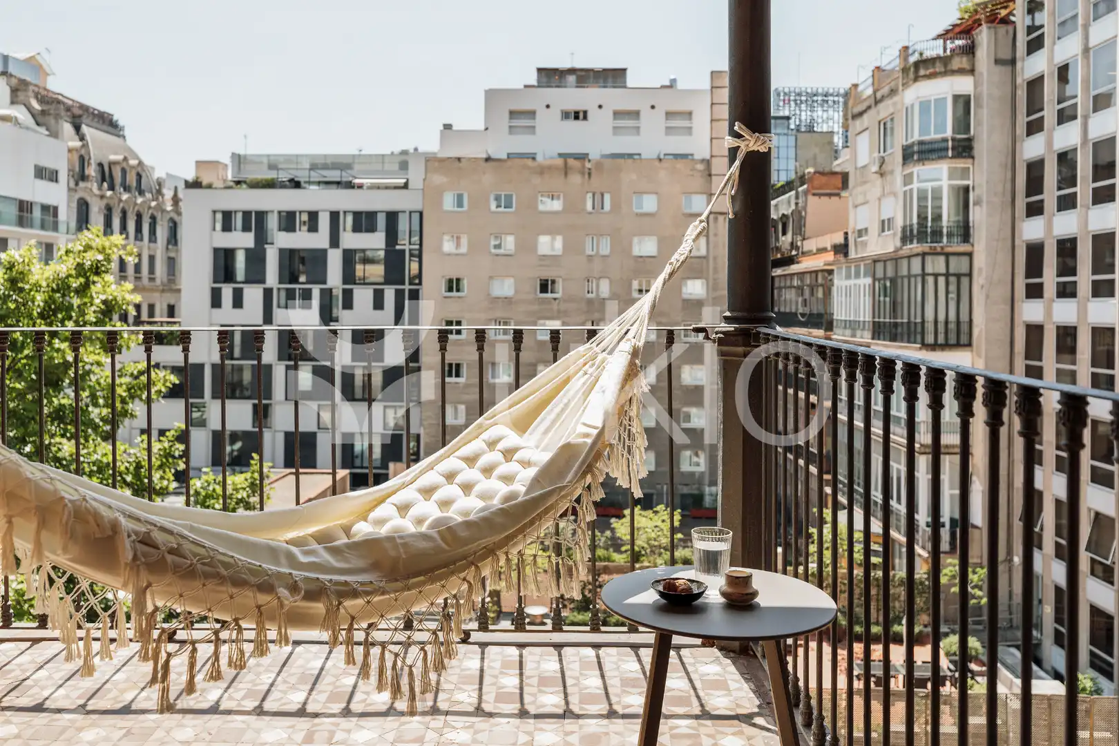 Terrasse von Wohnungen zur Miete in Barcelona mit Klimaanlage, Heizung und Terrasse