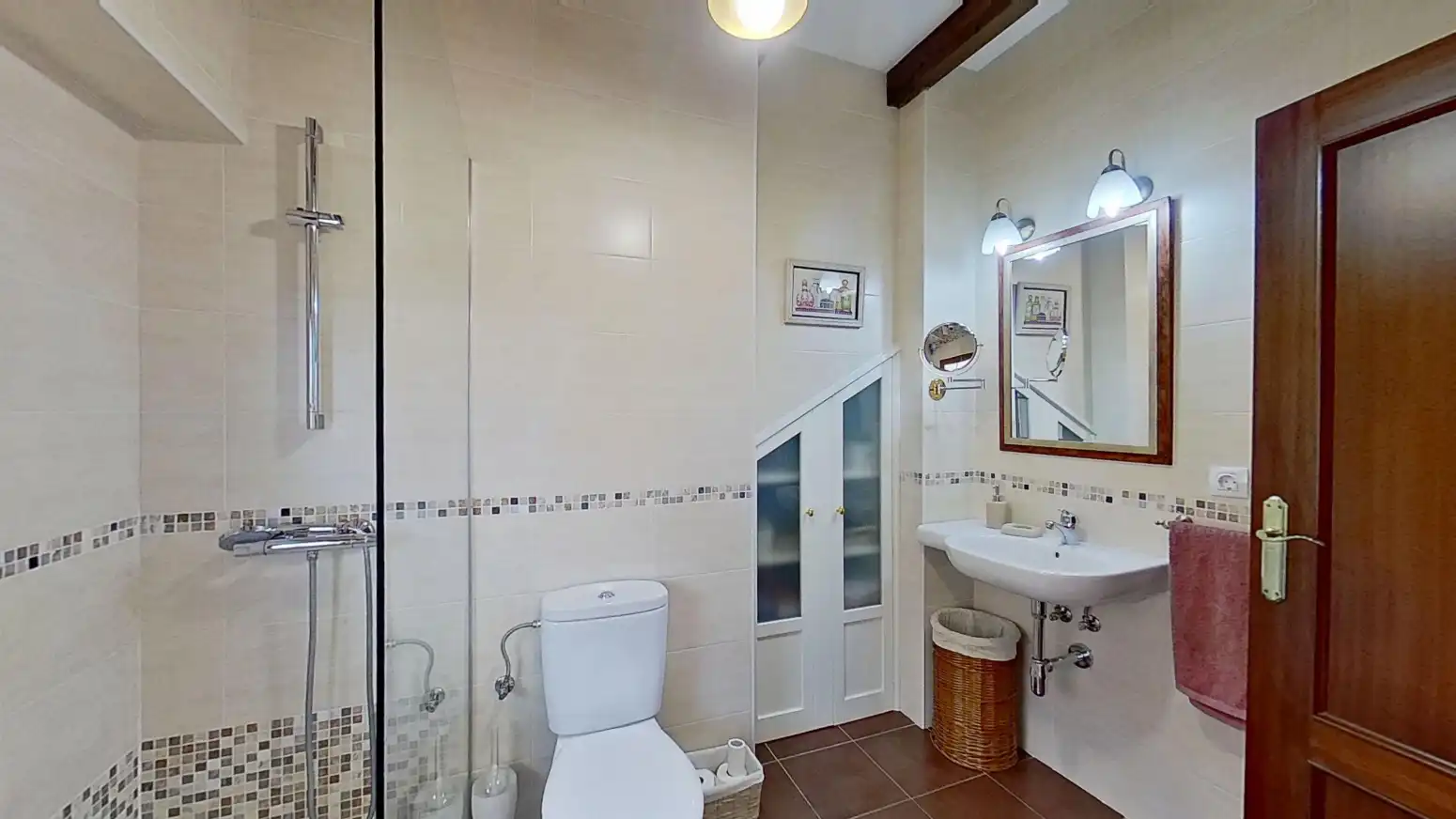 Bathroom of Detached homes for sale in Suances  with Heating, Parquet flooring and Terrace