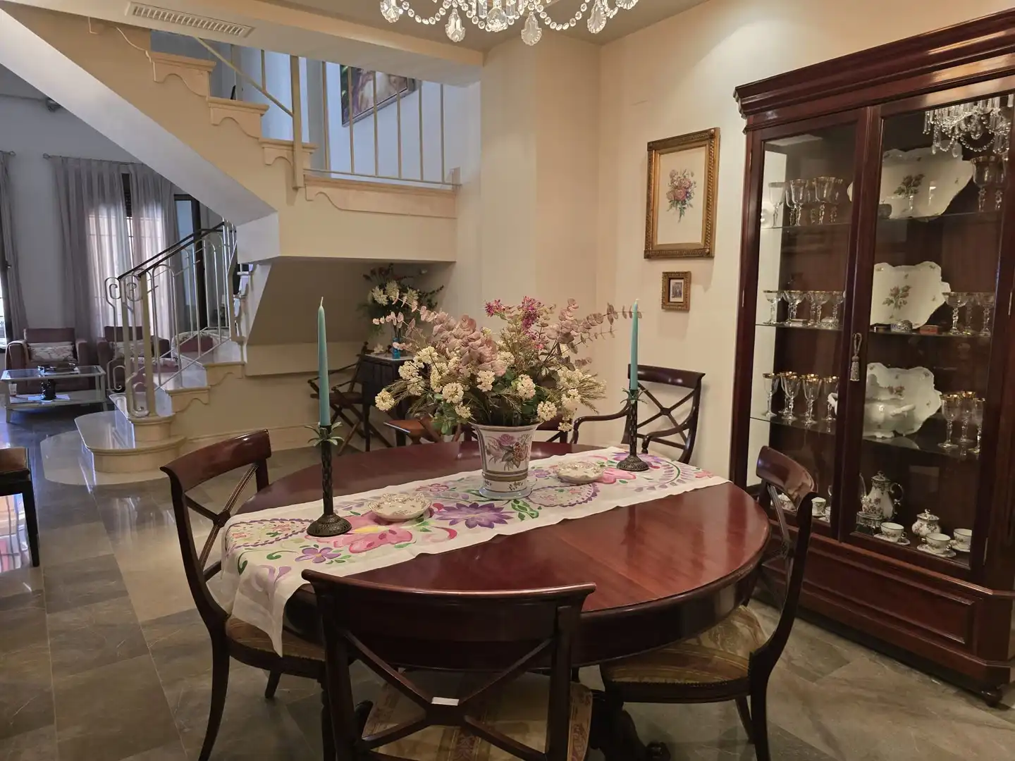 Comedor de Casa o chalet en venta en Villanueva del Ariscal con Aire acondicionado, Jardín privado y Terraza