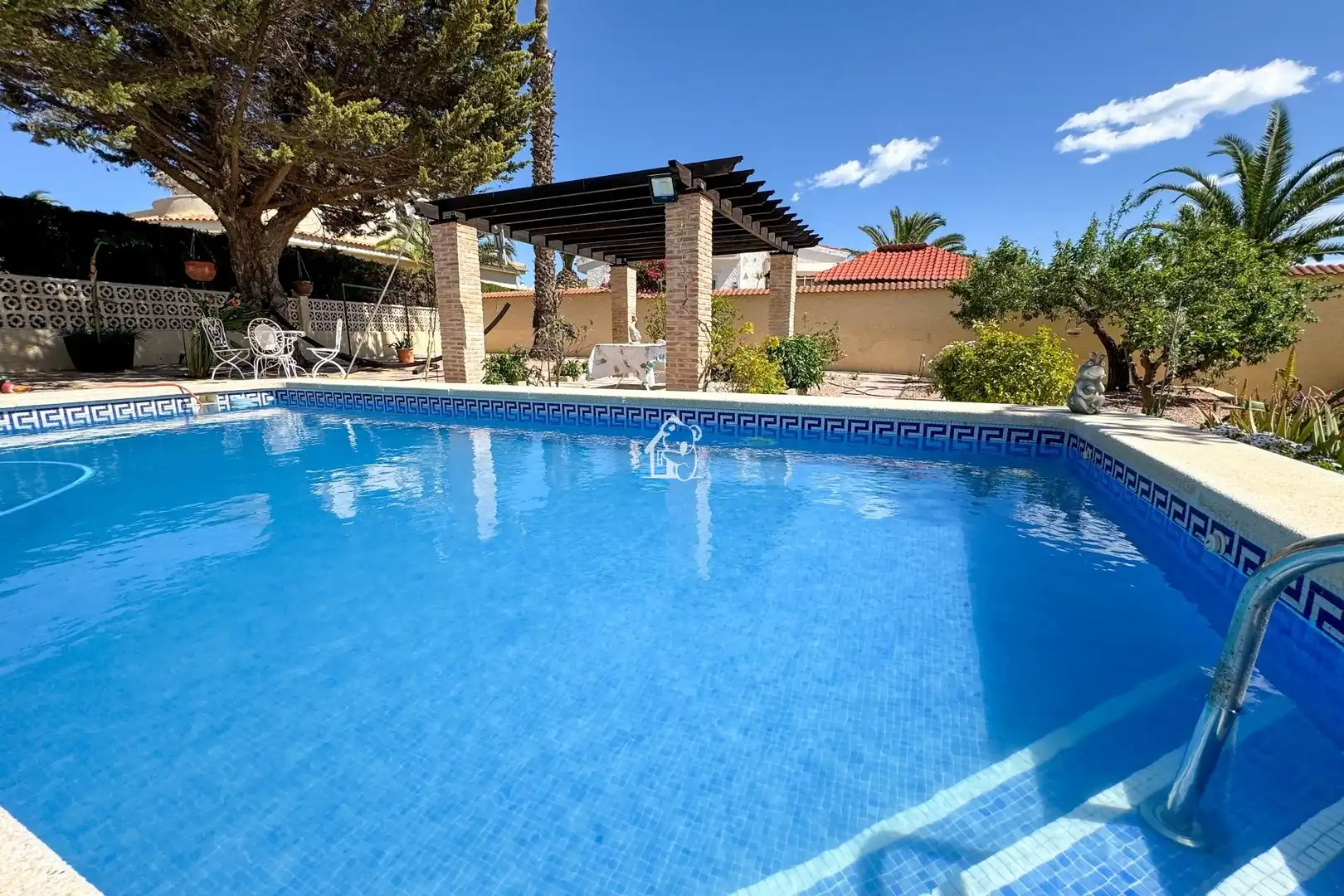 Piscina de Casa o chalet de alquiler en Rojales con Aire acondicionado, Jardín privado y Terraza