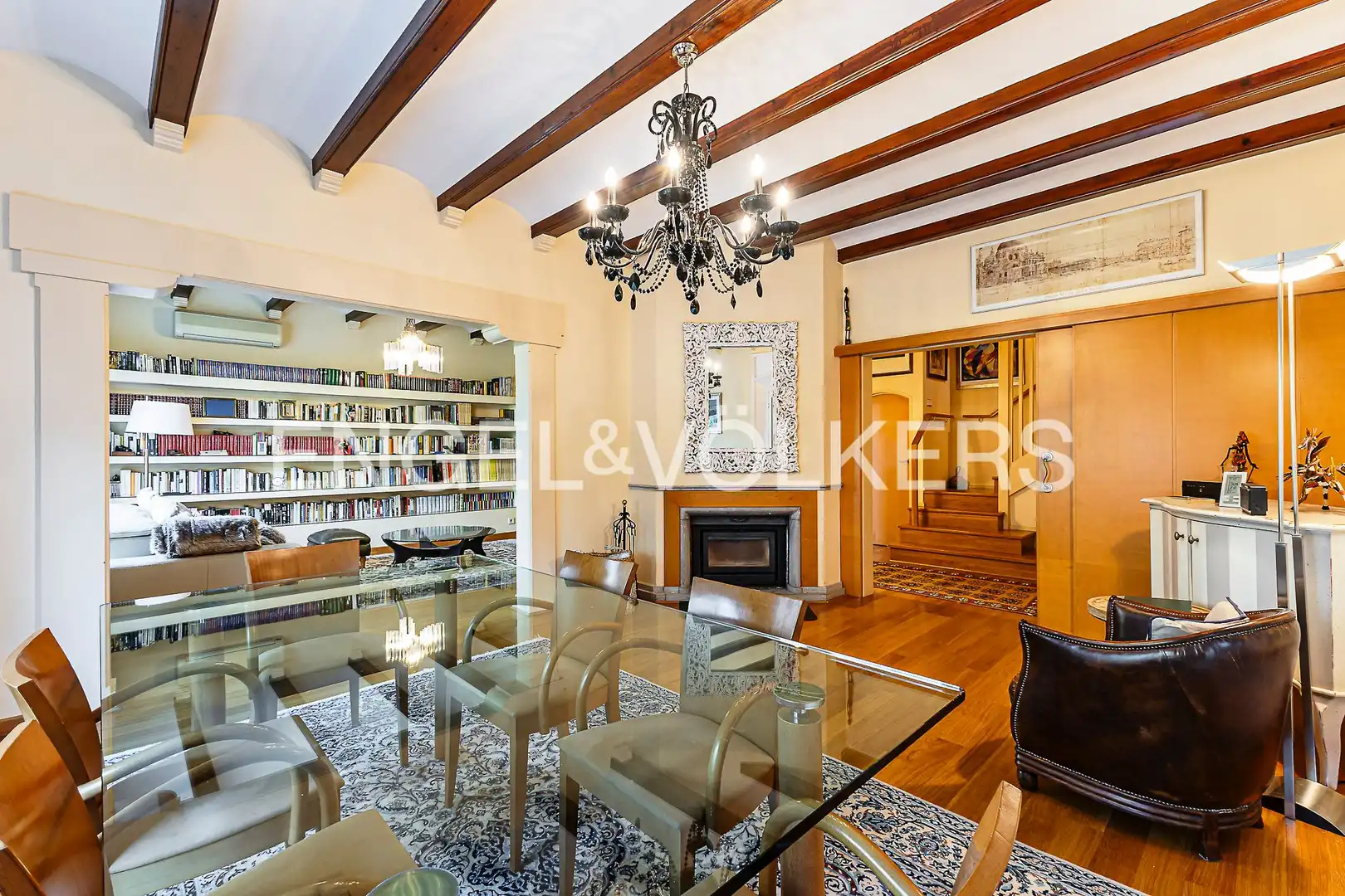 Dining room of Houses for sale in Cerdanyola del Vallès  with Air Conditioner, Heating and Private garden