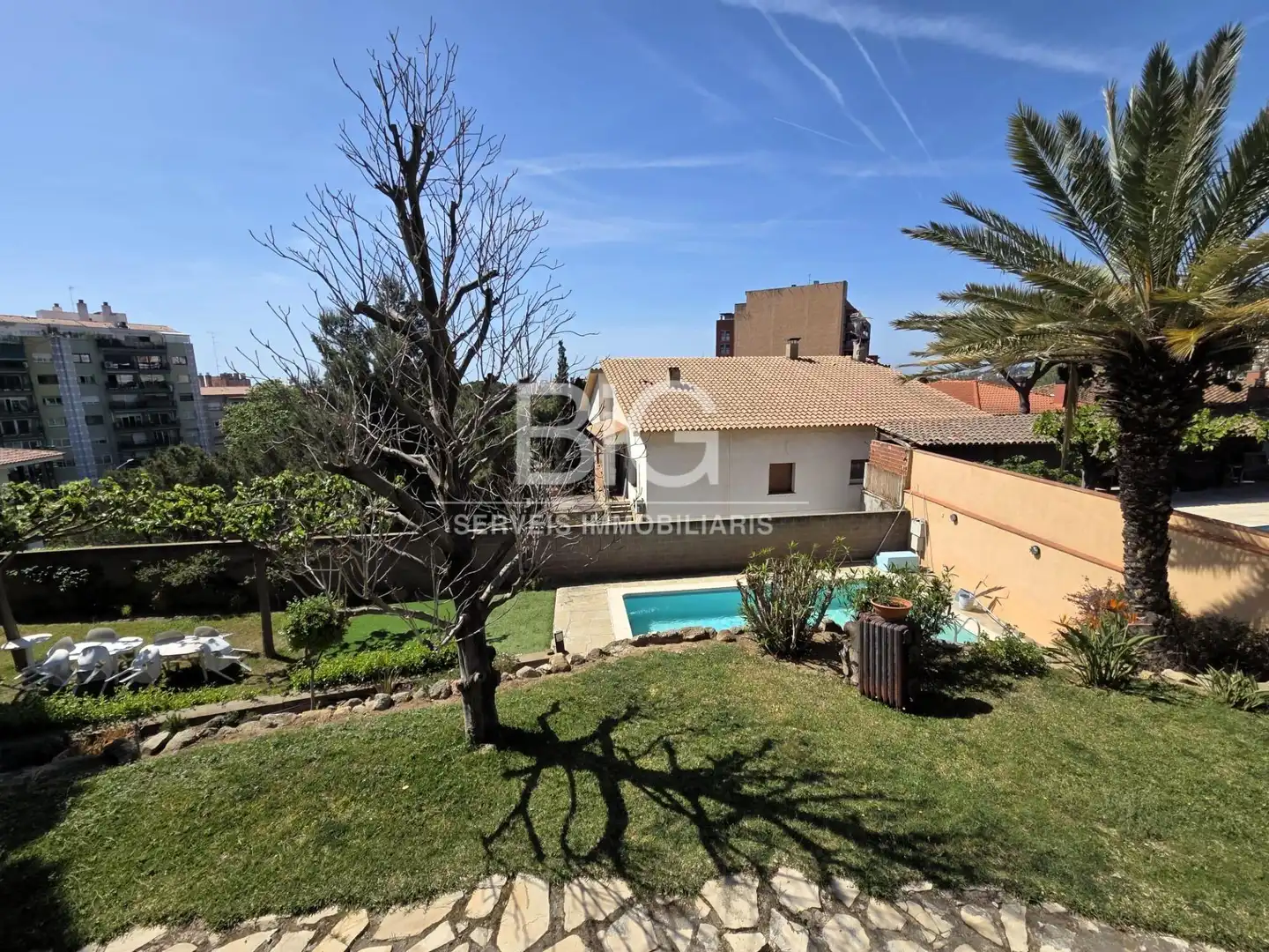 Jardí de Casa o xalet en venda en Mataró amb Calefacció, Jardí privat i Terrassa