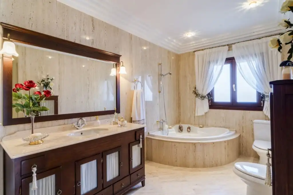 Baño de Casa o chalet en venta en Alhaurín El Grande con Aire acondicionado, Calefacción y Jardín privado