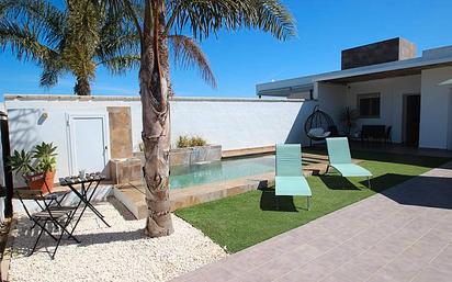 Terrasse von Haus oder Chalet miete in Conil de la Frontera mit Klimaanlage, Privatgarten und Terrasse