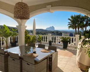 Terrace of Country house for sale in Calpe / Calp  with Air Conditioner, Terrace and Swimming Pool