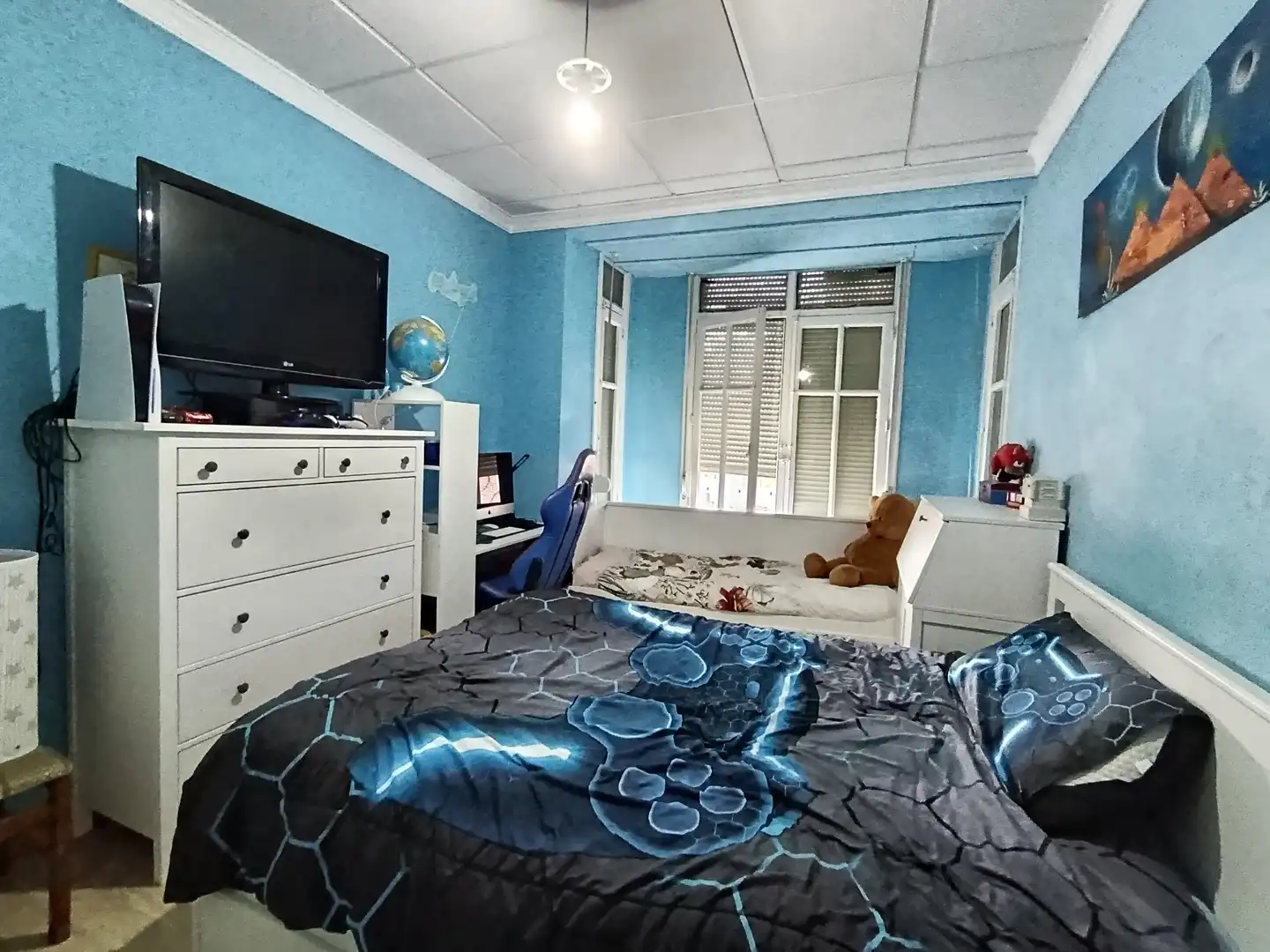 Schlafzimmer von Wohnung zum Verkauf in Benavente mit Heizung, Parkett und Möbliert