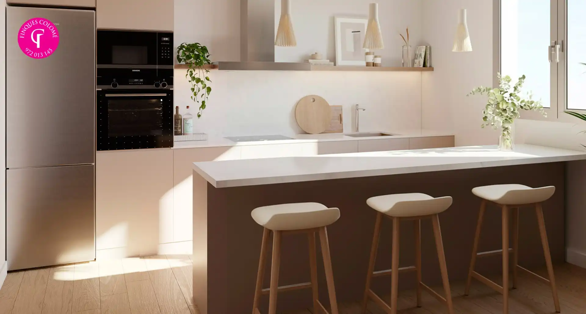 Cocina de Piso en venta en Vilablareix con Aire acondicionado, Terraza y Trastero