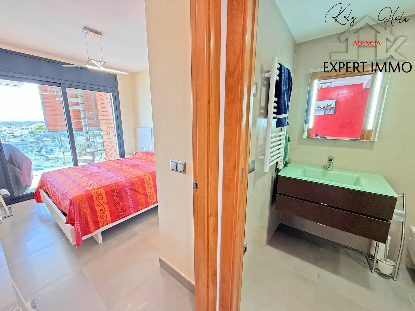 Baño de Apartamento en venta en Roses con Aire acondicionado, Calefacción y Terraza