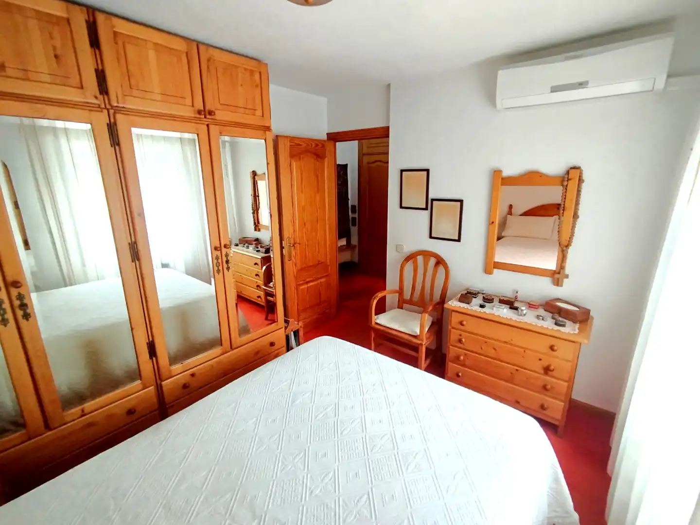 Schlafzimmer von Wohnung zum Verkauf in Móstoles mit Klimaanlage, Heizung und Privatgarten