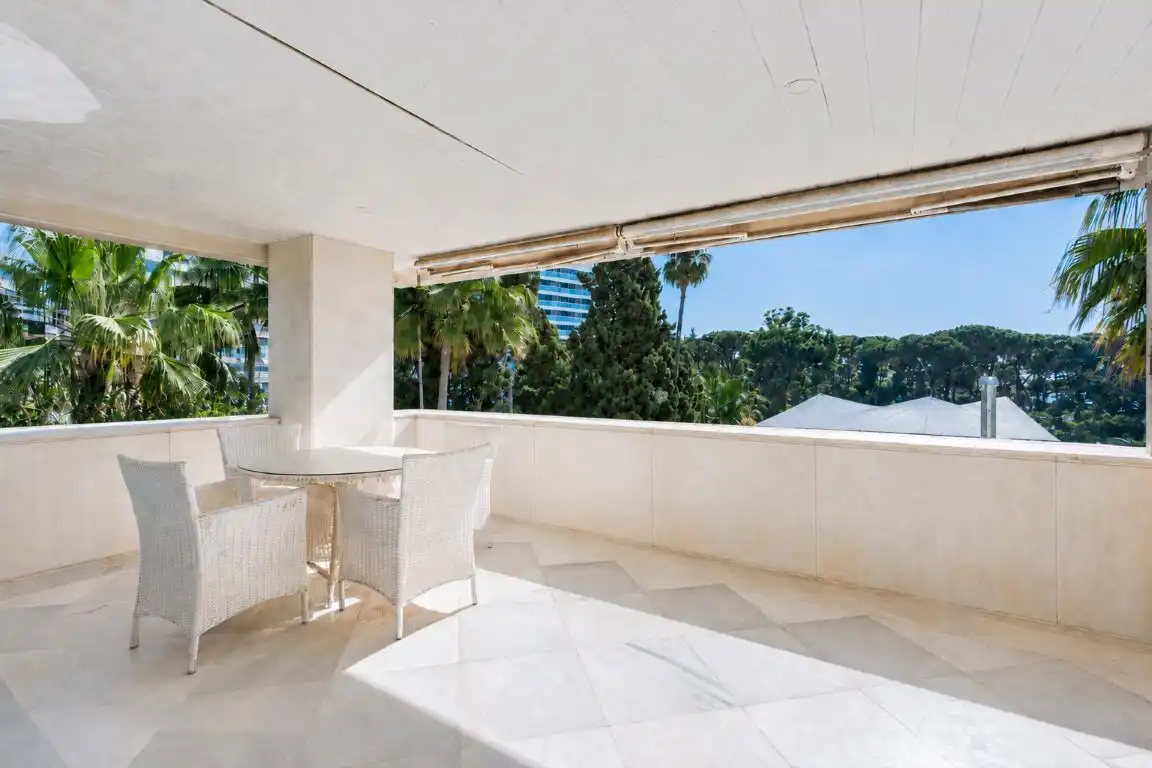 Terraza de Apartamento en venta en Marbella con Aire acondicionado, Calefacción y Trastero
