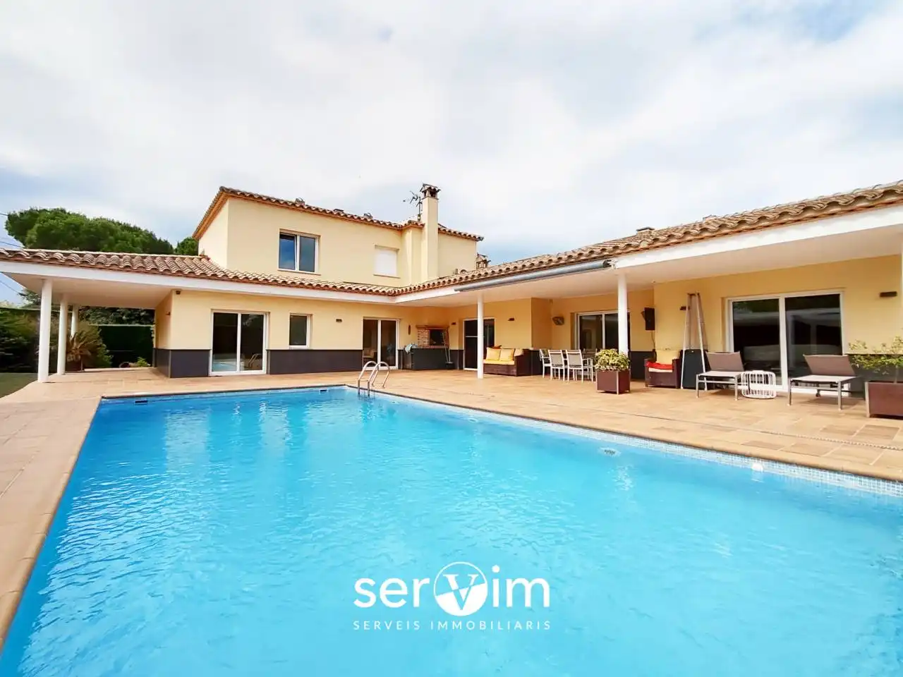 Swimming pool of Houses for sale in Llagostera  with Air Conditioner, Private garden and Terrace