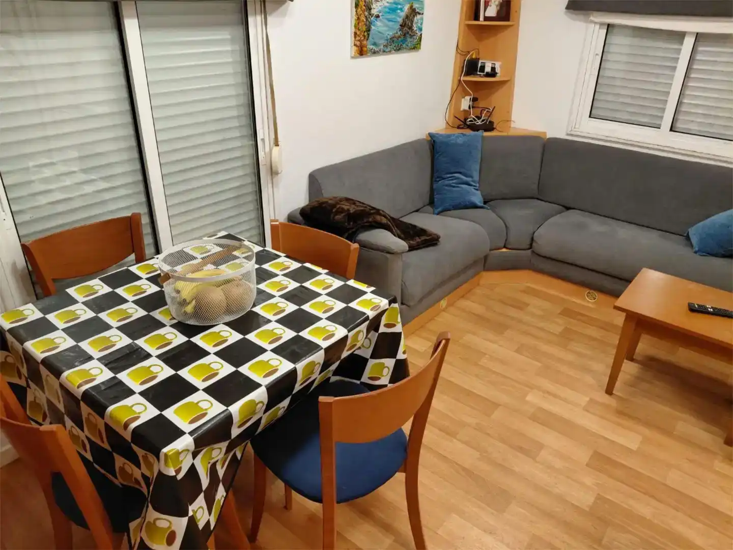 Sala d'estar de Pis en venda en Ortigueira amb Jardí privat, Traster i Moblat