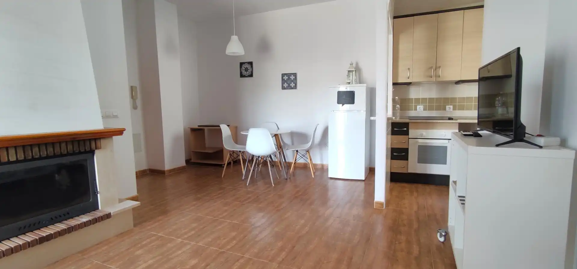 Sala d'estar de Pis en venda en Sorbas amb Aire condicionat, Jardí privat i Terrassa
