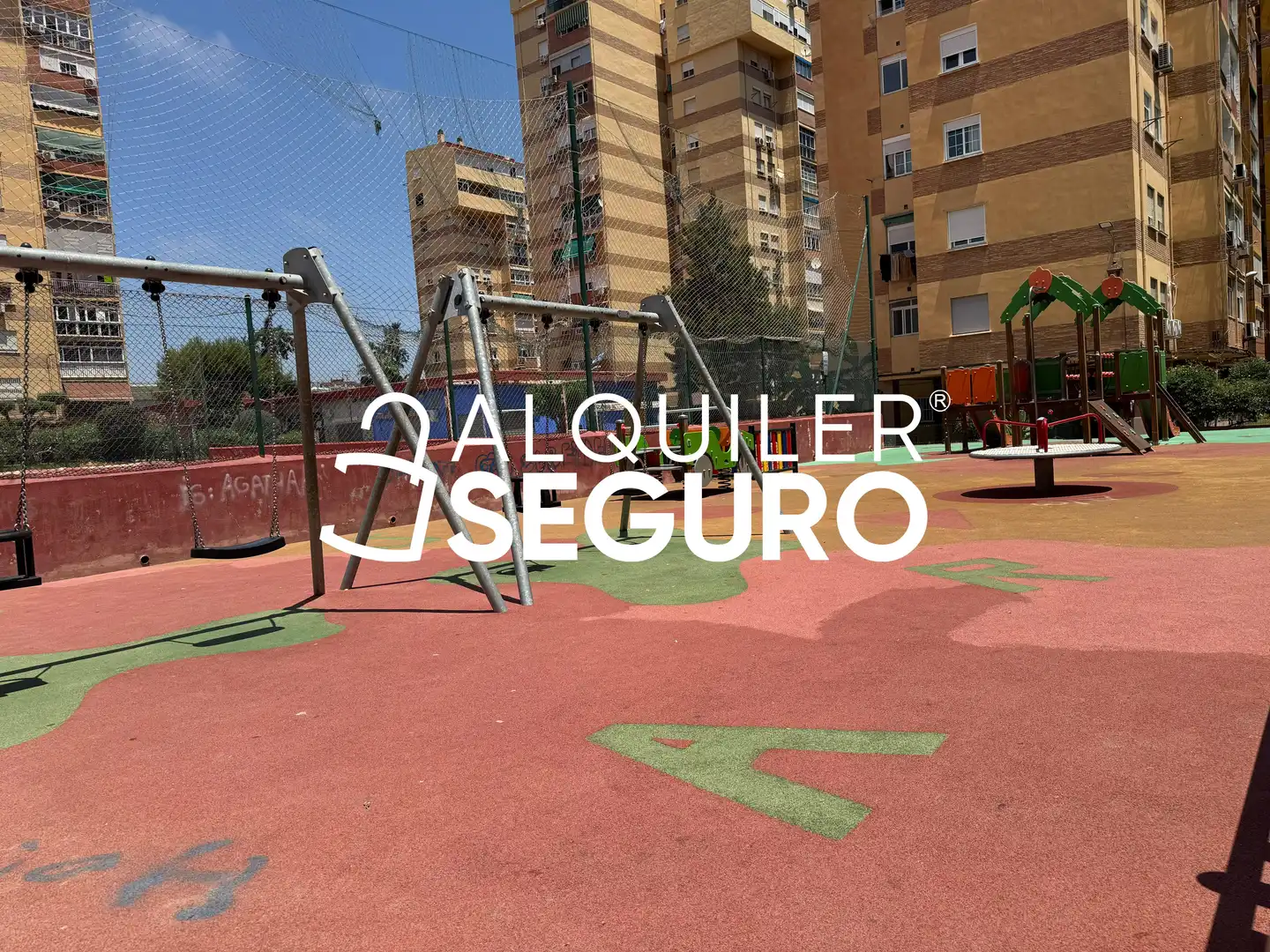 Exterior view of Flat for rent in Málaga  with Furnished