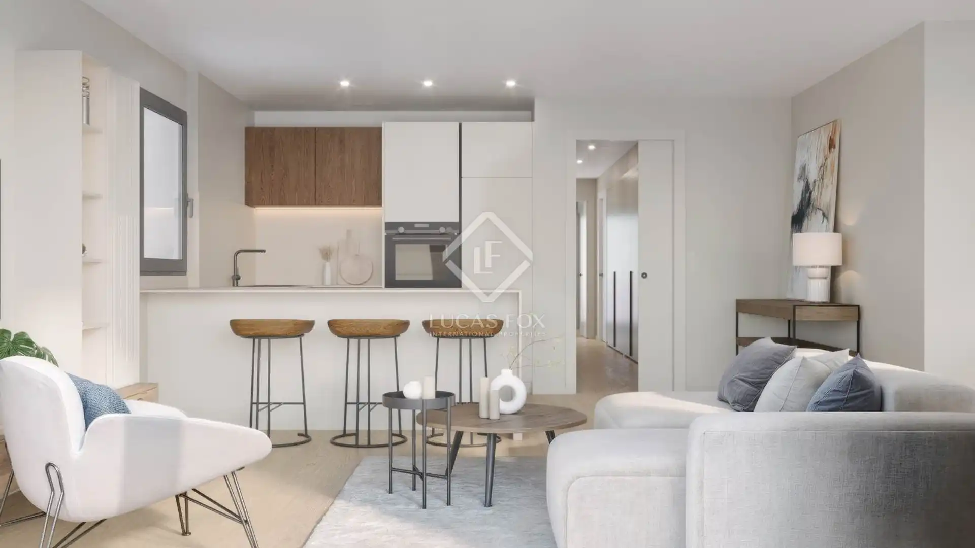 Sala de estar de Piso en venta en La Massana con Calefacción, Parquet y Terraza