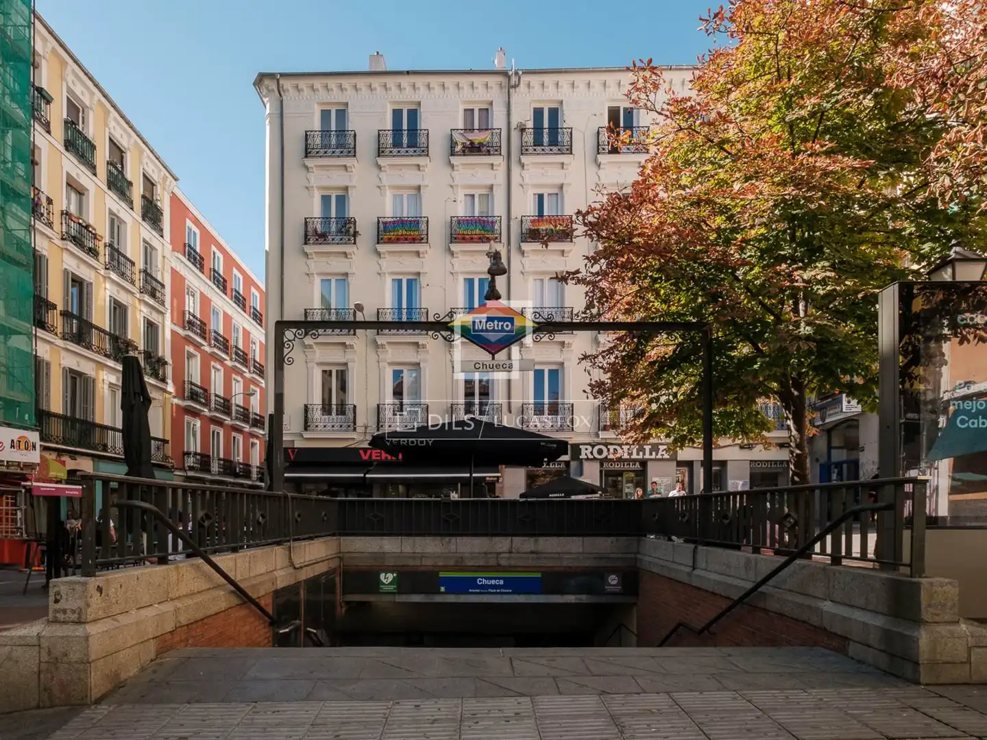 Vista exterior de Pis de lloguer en Madrid amb Aire condicionat i Moblat