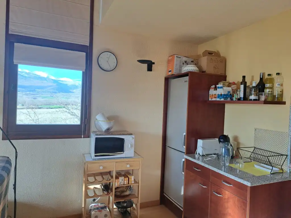 Cocina de Dúplex de alquiler en Puigcerdà con Calefacción, Parquet y Terraza