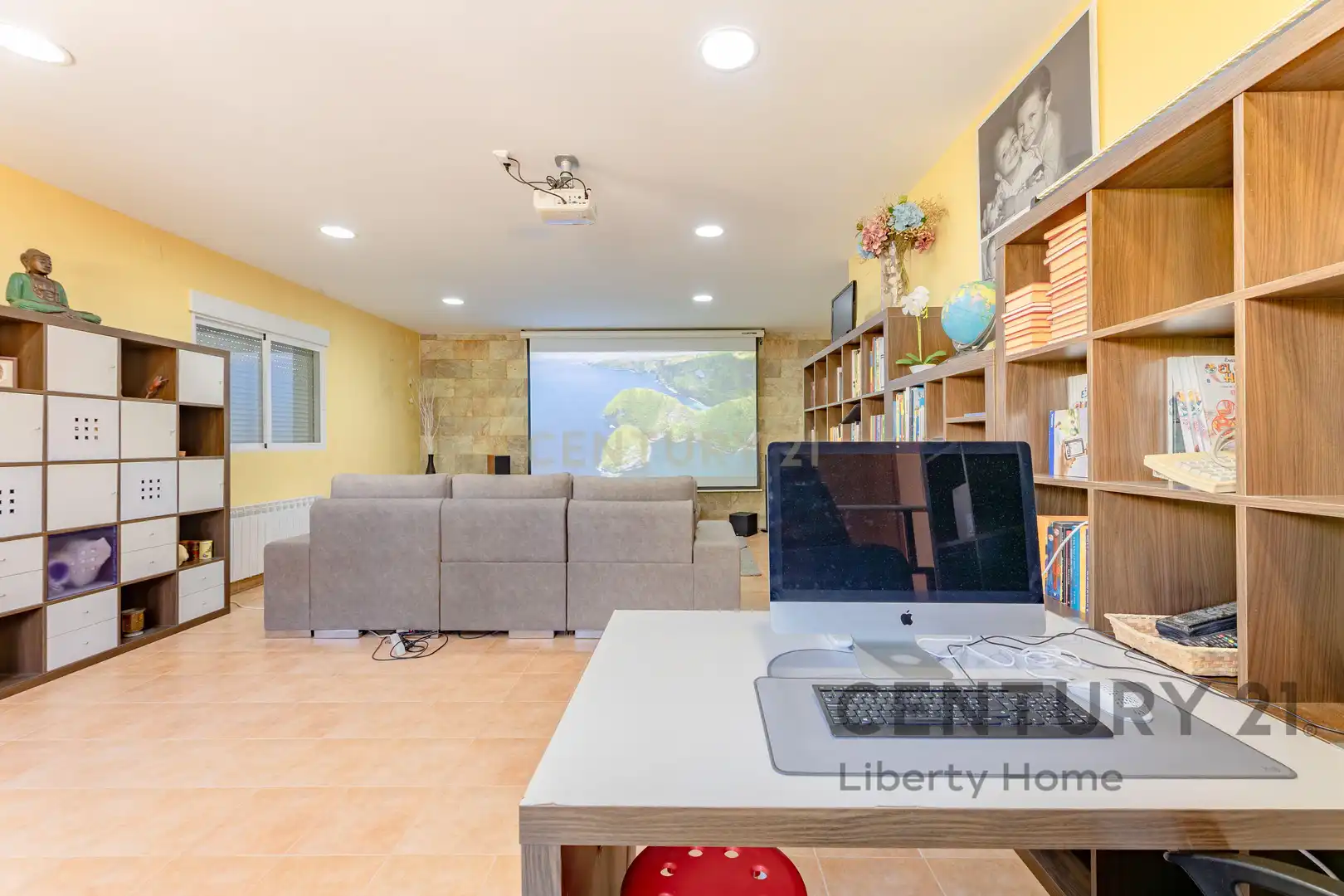 Sala d'estar de Casa o xalet en venda en Náquera amb Aire condicionat, Jardí privat i Traster
