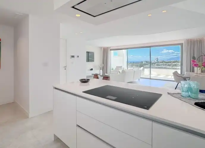 Kitchen of Apartments for sale in Marbella  with Air Conditioner, Terrace and Furnished