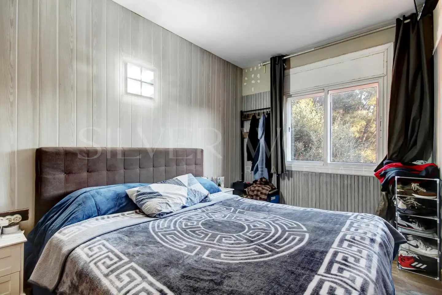 Schlafzimmer von Haus oder Chalet zum Verkauf in Sant Fost de Campsentelles mit Klimaanlage, Heizung und Privatgarten