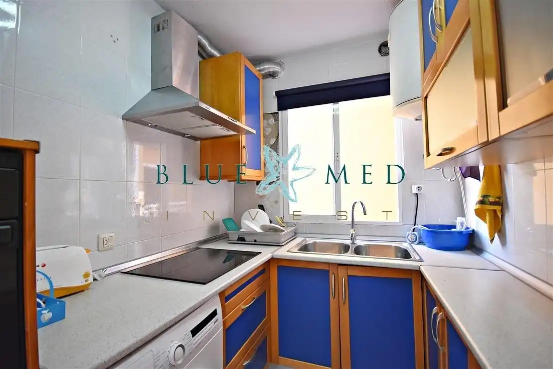 Cocina de Apartamento en venta en Mazarrón con Aire acondicionado, Terraza y Amueblado
