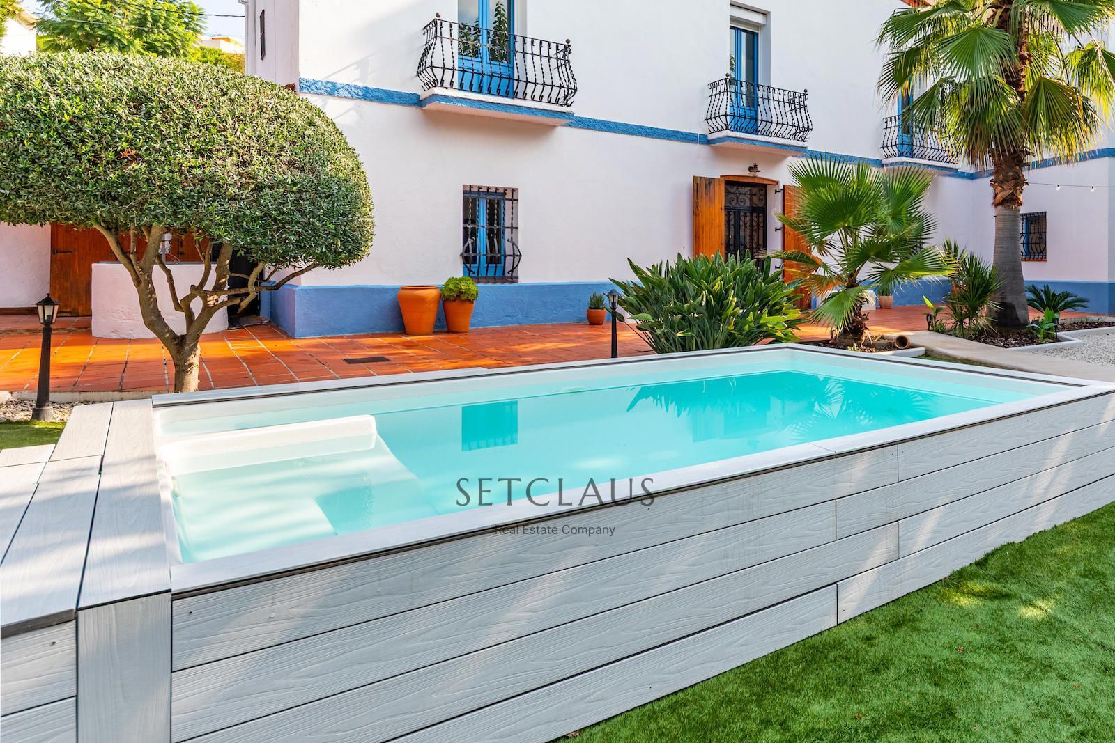 Piscina de Casa o xalet en venda en Tiana amb Calefacció, Jardí privat i Alarma