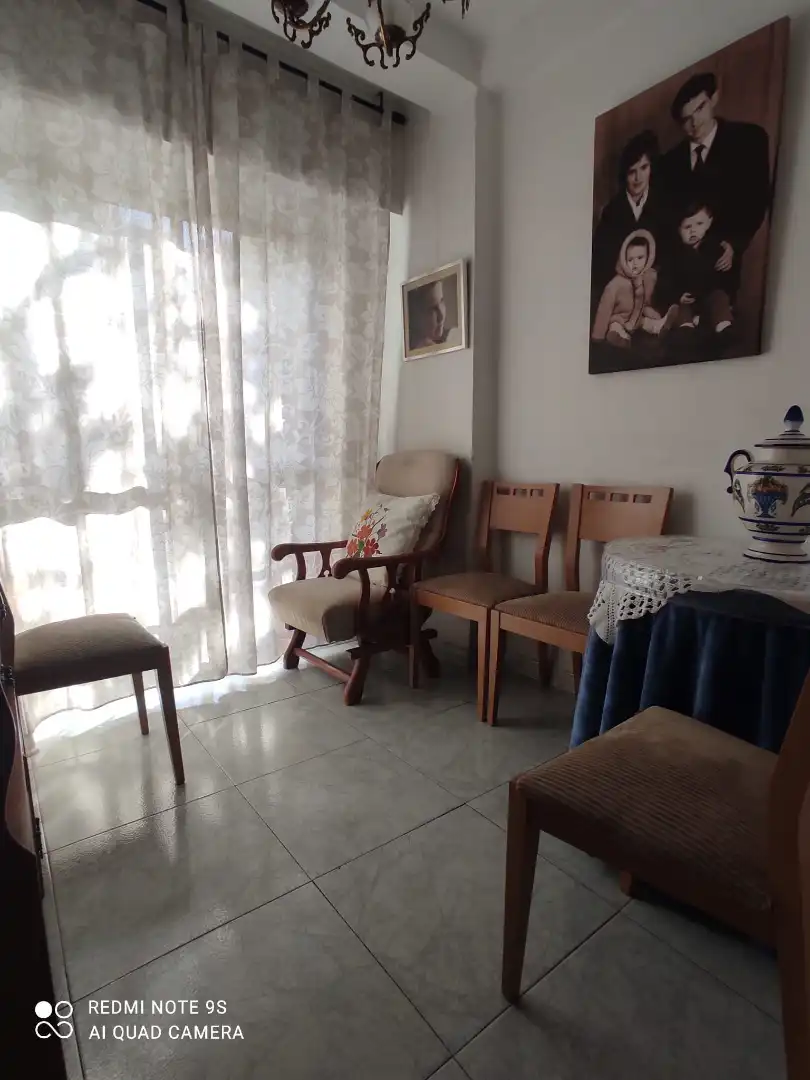 Sala de estar de Piso en venta en Málaga con Amueblado y Balcón