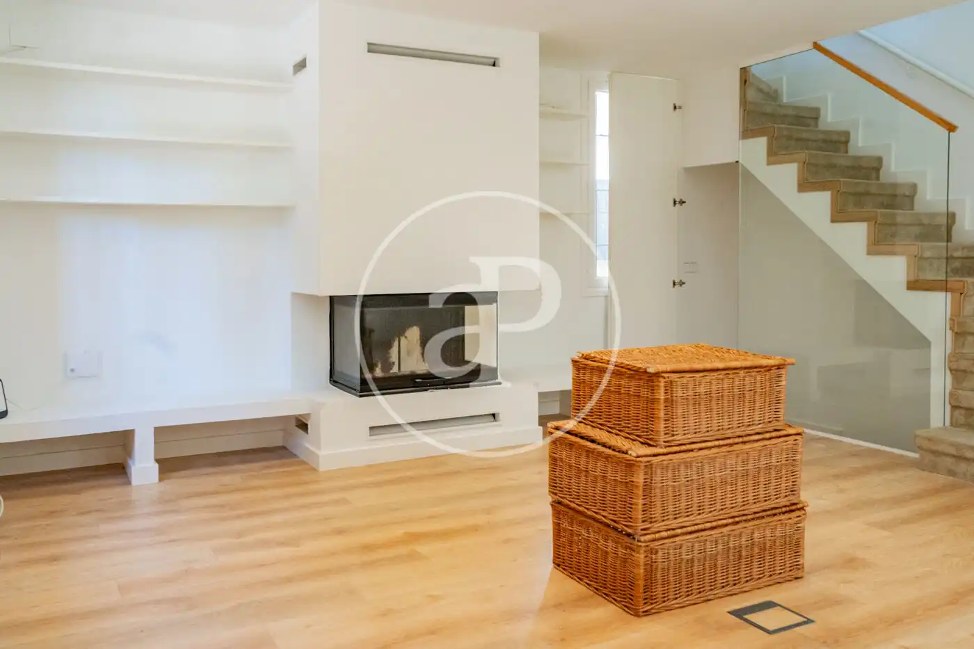 Sala de estar de Casa o chalet de alquiler en Madrid con Aire acondicionado, Calefacción y Jardín privado